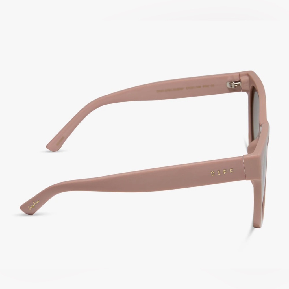 DIFF-EMILY FAUVER - GOOSE -NUDE/BROWN GRADIENT-POLARIZED SUNGLASSES-New - Picture 3 of 11